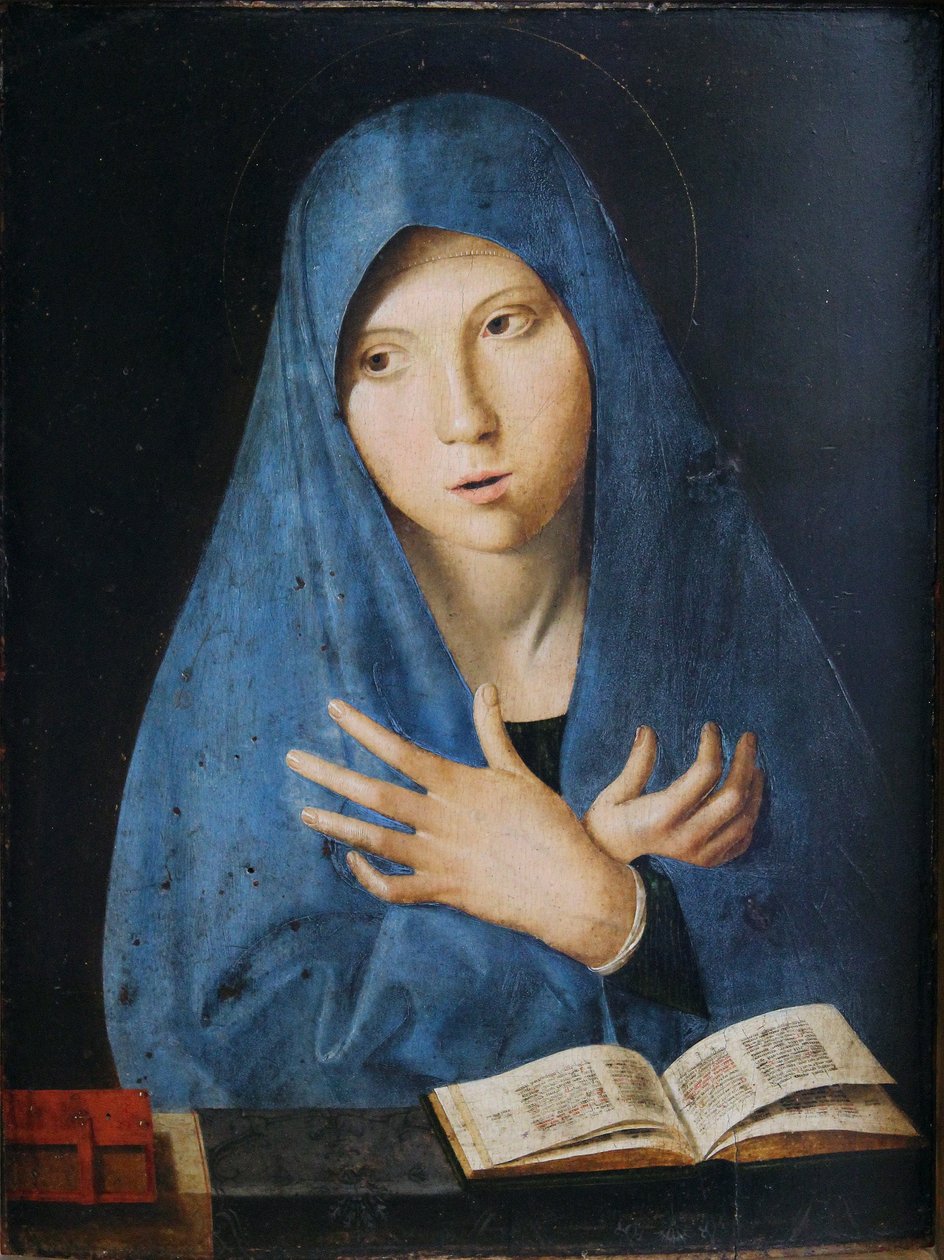 Bebudelsens Maria av Antonello da Messina