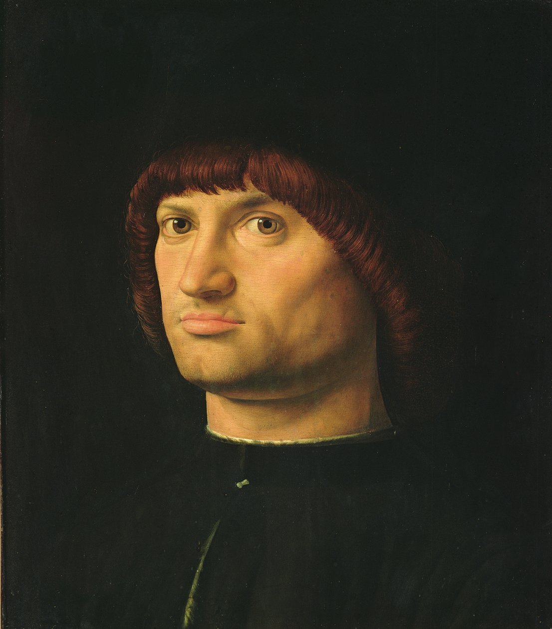 Portrett av en mann, eller The Condottiere, 1475 av Antonello da Messina