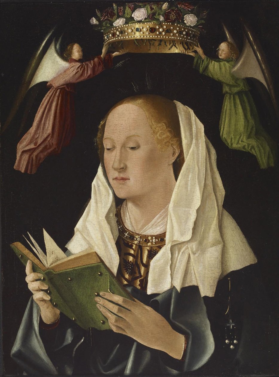 The Virgin Mary Reading, ca. 1460-62 (tempera og olje på trepanel) av Antonello da Messina