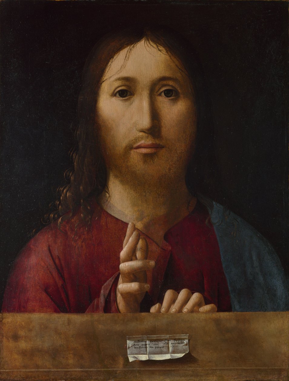 Kristus velsignelse, 1465 av Antonello da Messina