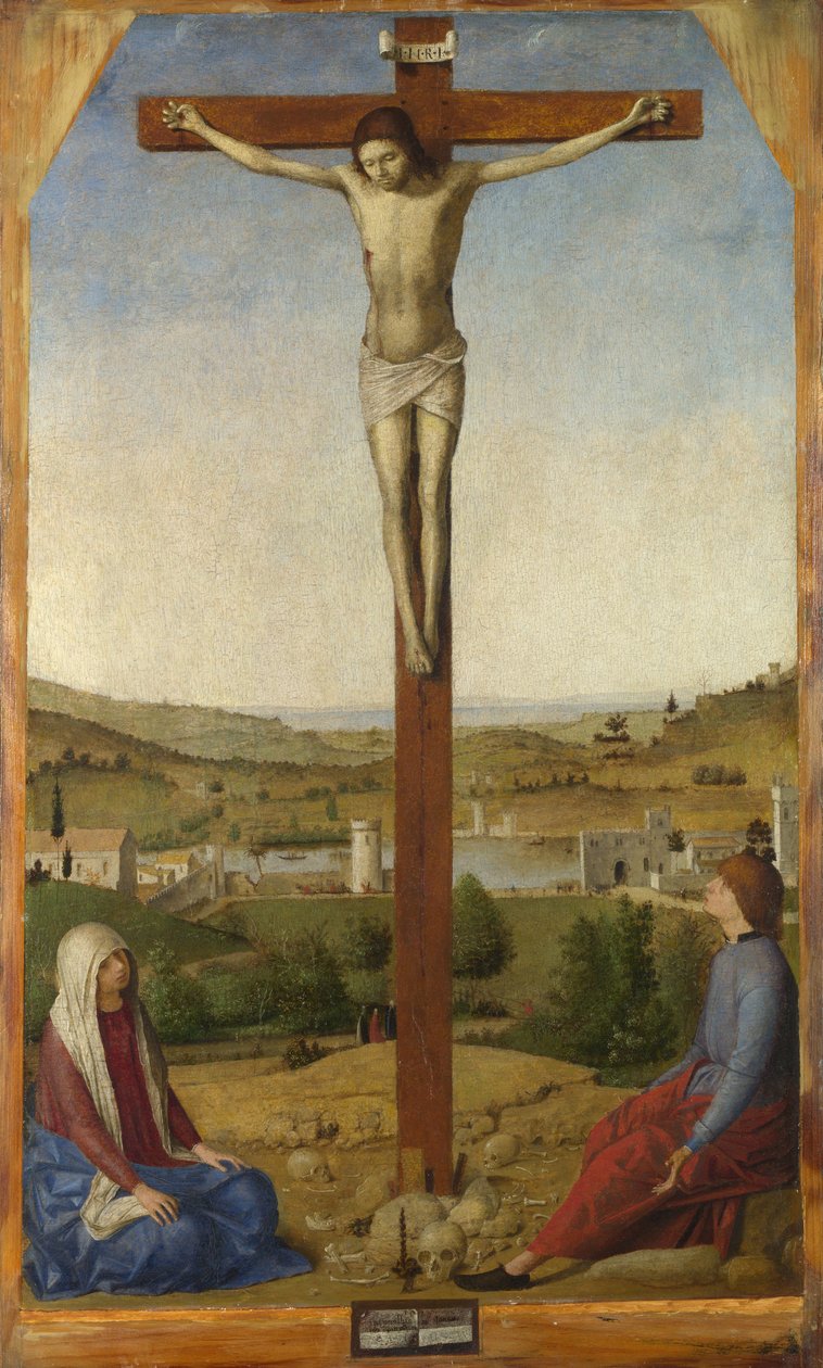 Kristus korsfestet, 1475 av Antonello da Messina