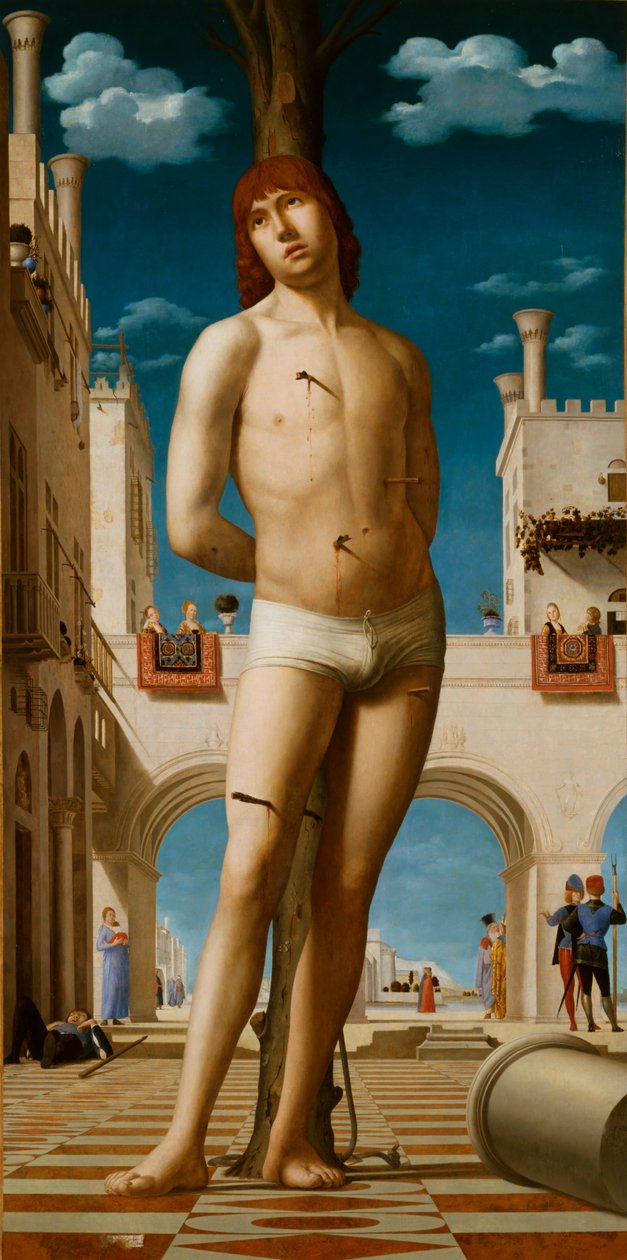 Saint Sebastian, 1478 av Antonello da Messina