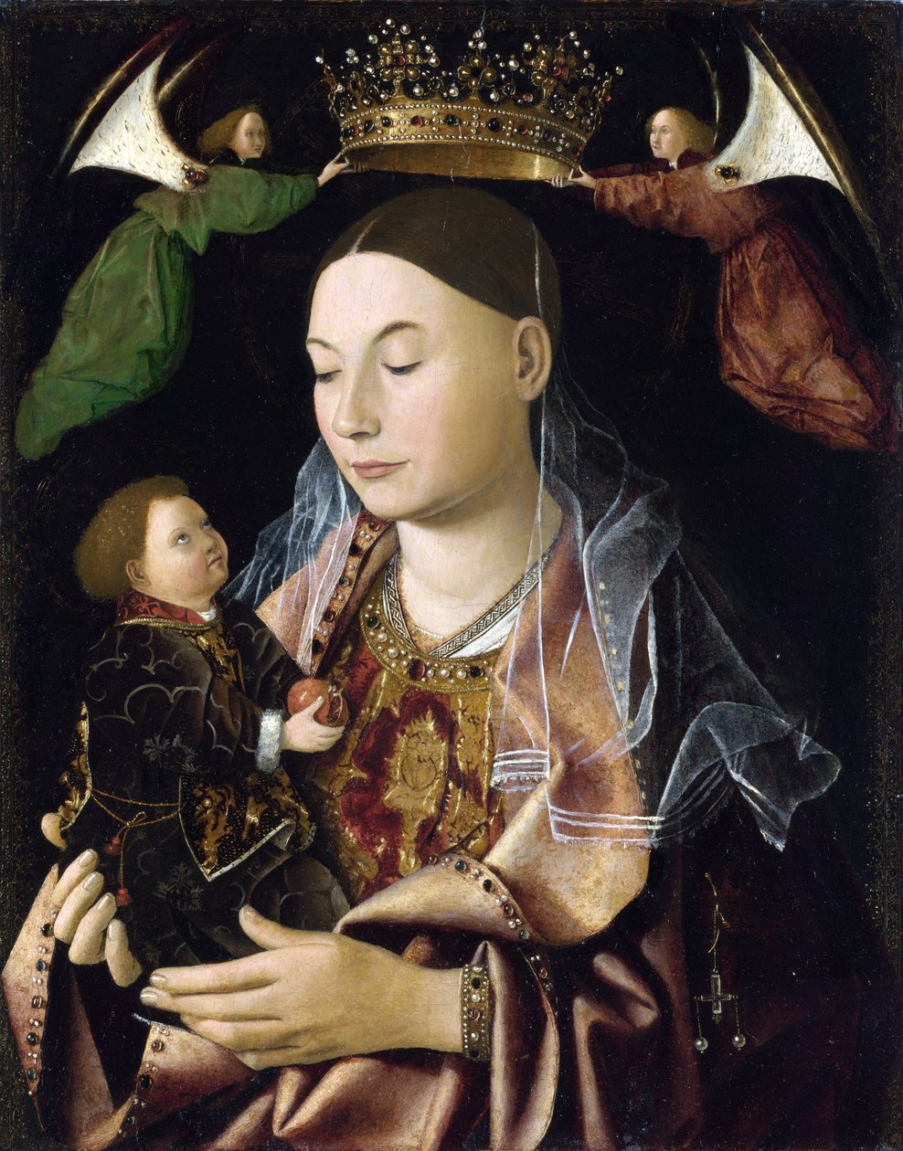 Jomfruen og barnet av Antonello da Messina