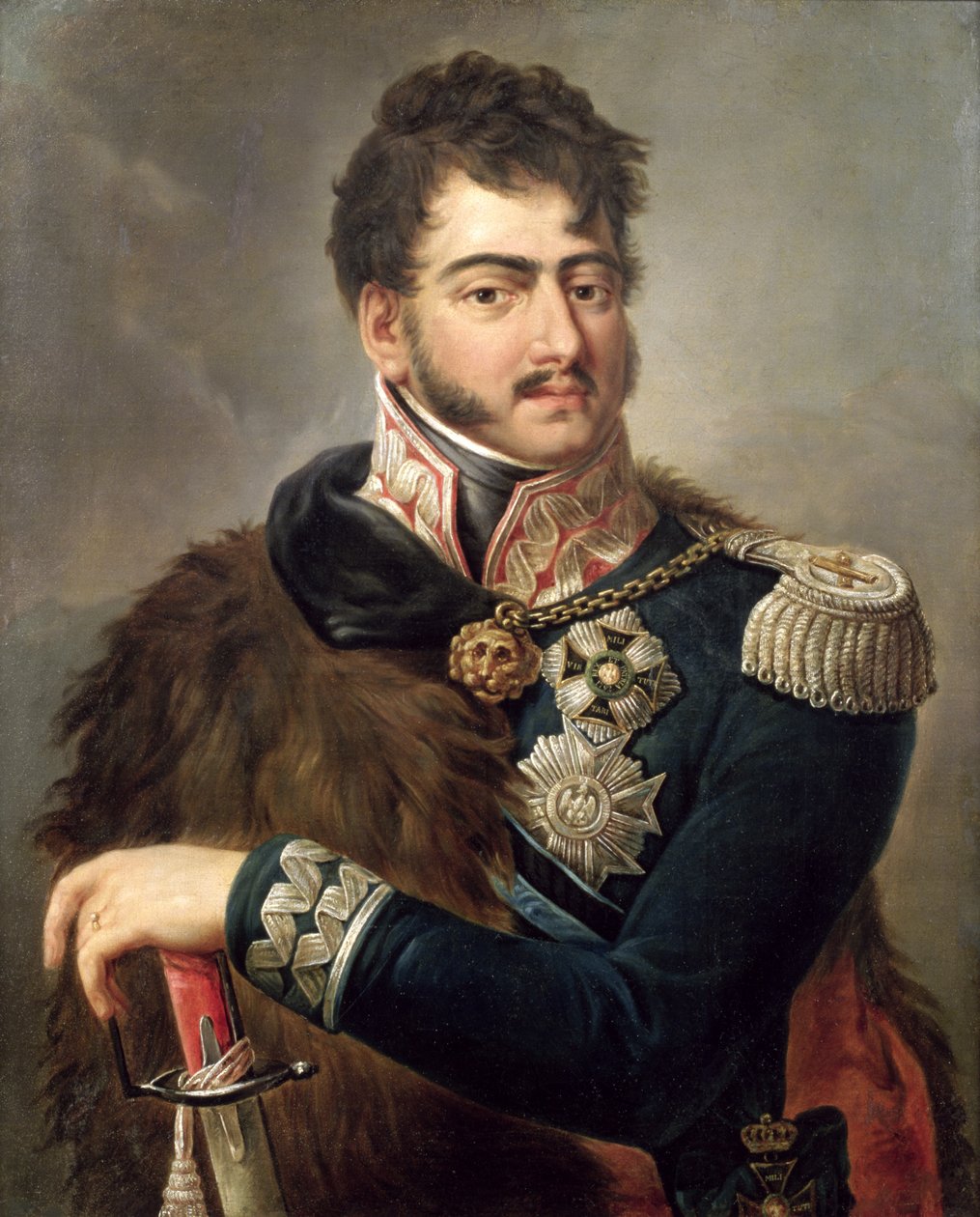 Prins Josef Poniatowski (1763-1813) ca. 1810 av Antoni Brodowski