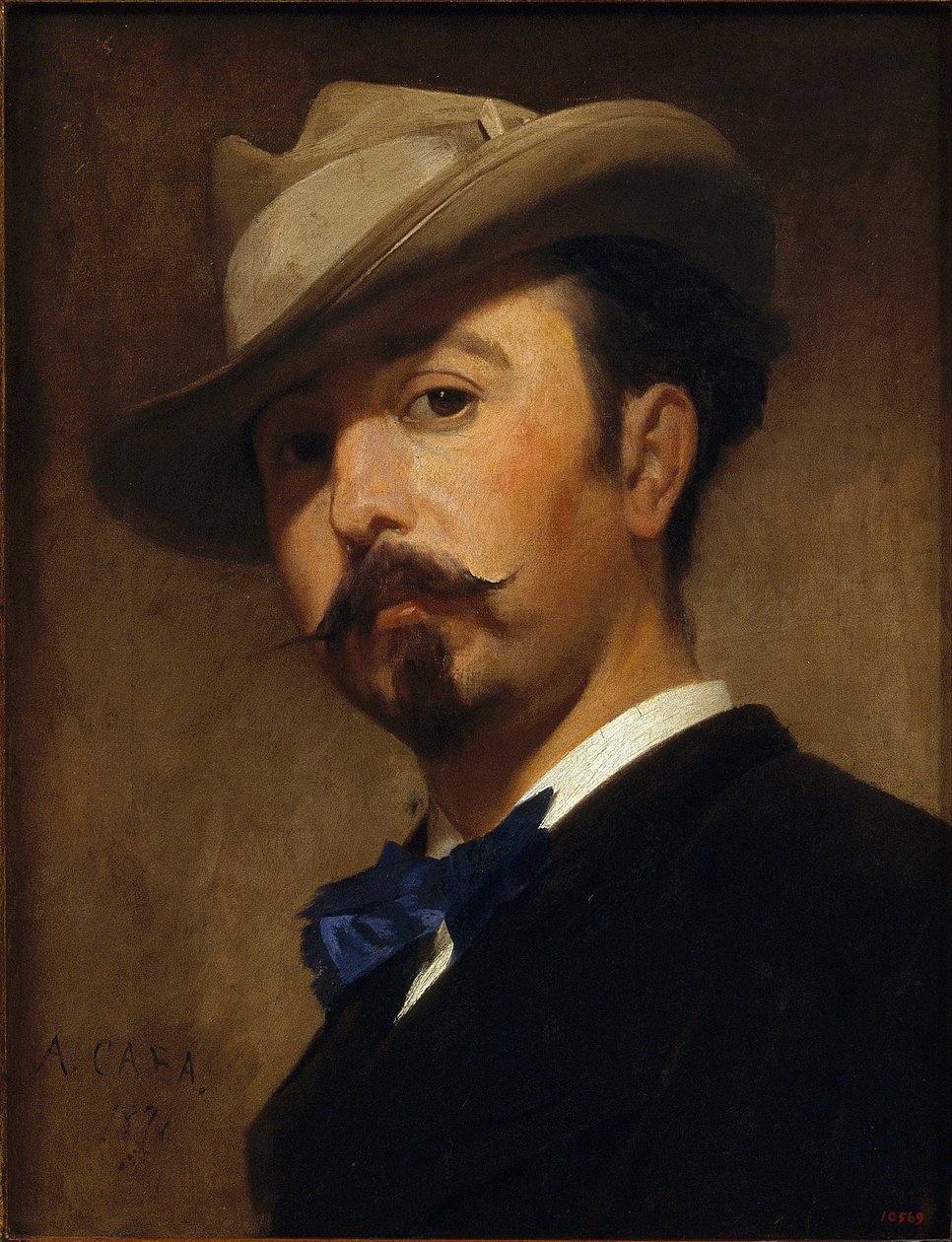 Portrett av maleren Joaquim Vayreda av Antoni Caba