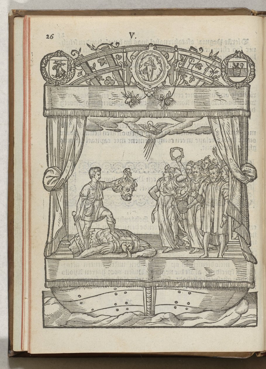 Viser Mariakransken: David med Goliats hode, 1577 av Antoni van Leest