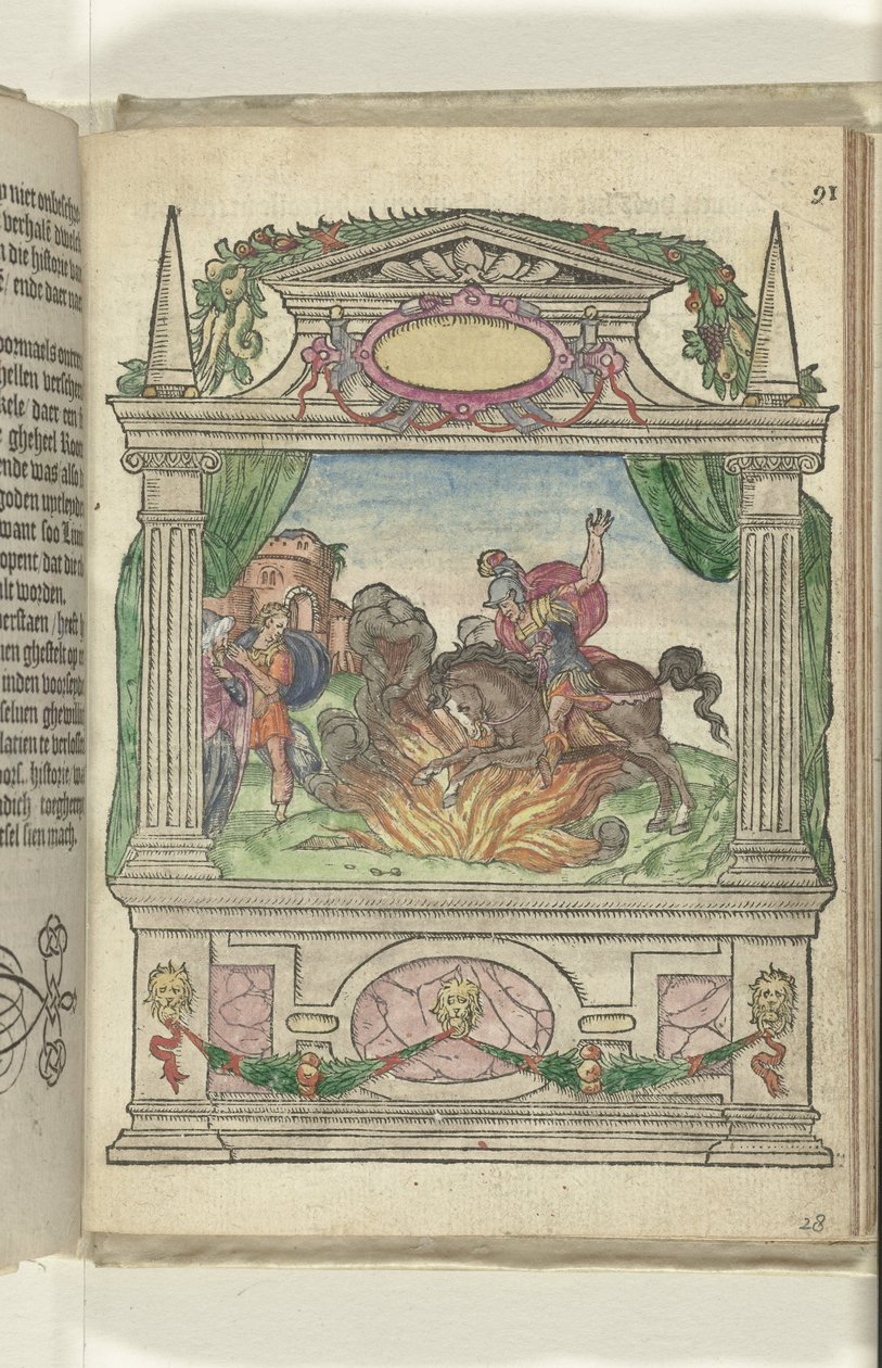 Scene med Marcus Curtius