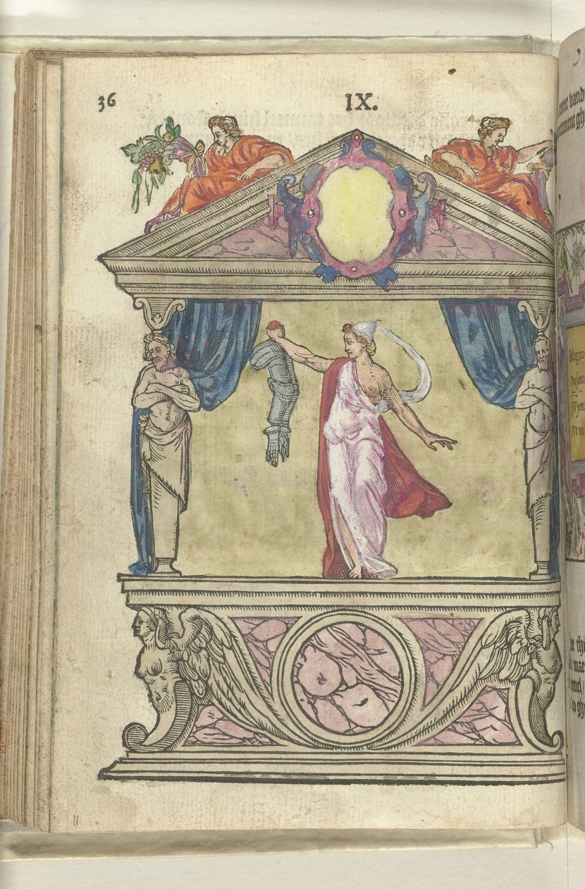 Scene med personifisering av generøsitet (Magnanimitas), 1578 av Antoni van Leest
