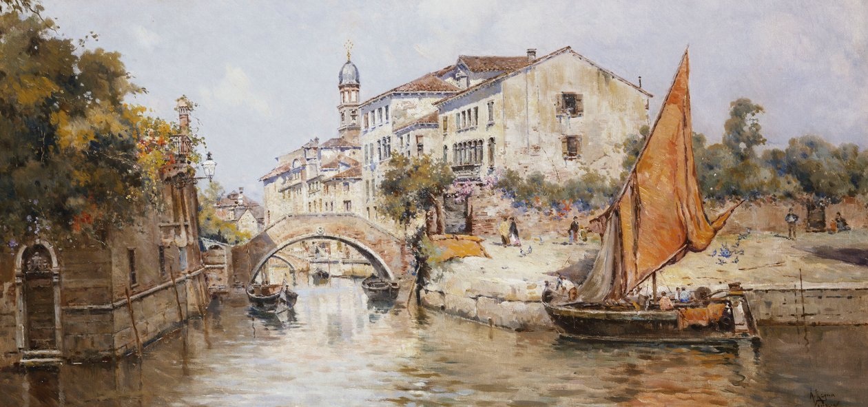 En venetiansk bakevje av Antonia Maria de Reyna Manescau