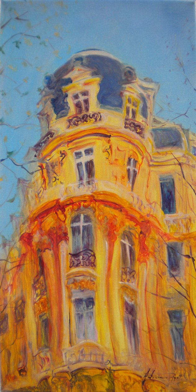 A Walk Up the Champs-Elysees, 2010 av Antonia Myatt