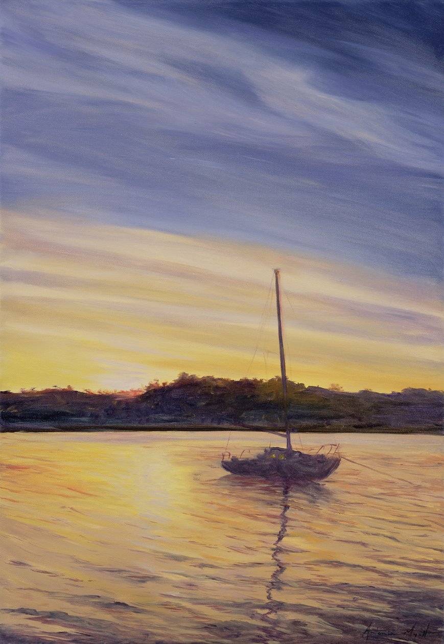 Båt i hvile, 2002 av Antonia Myatt