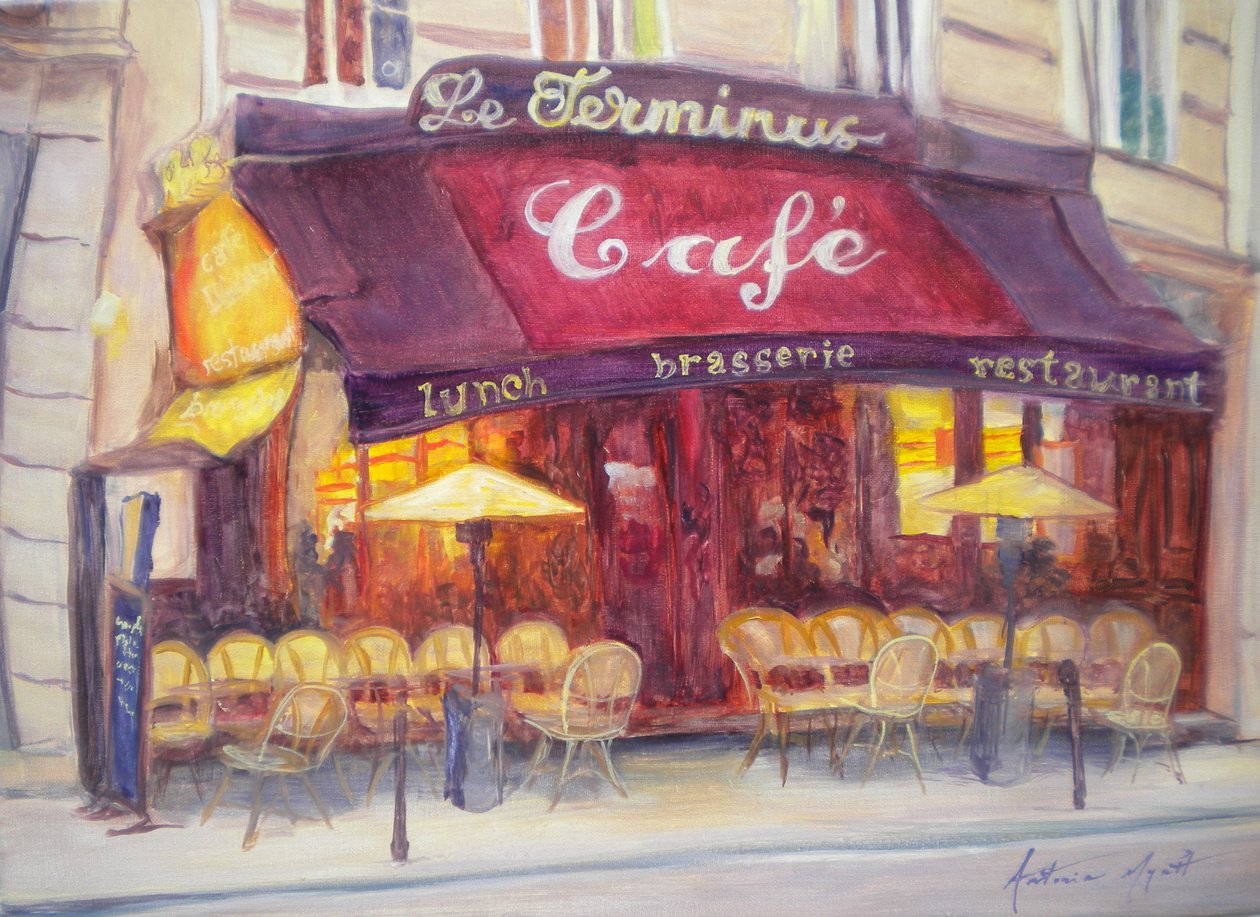 Cafe le Terminus, 2010 av Antonia Myatt