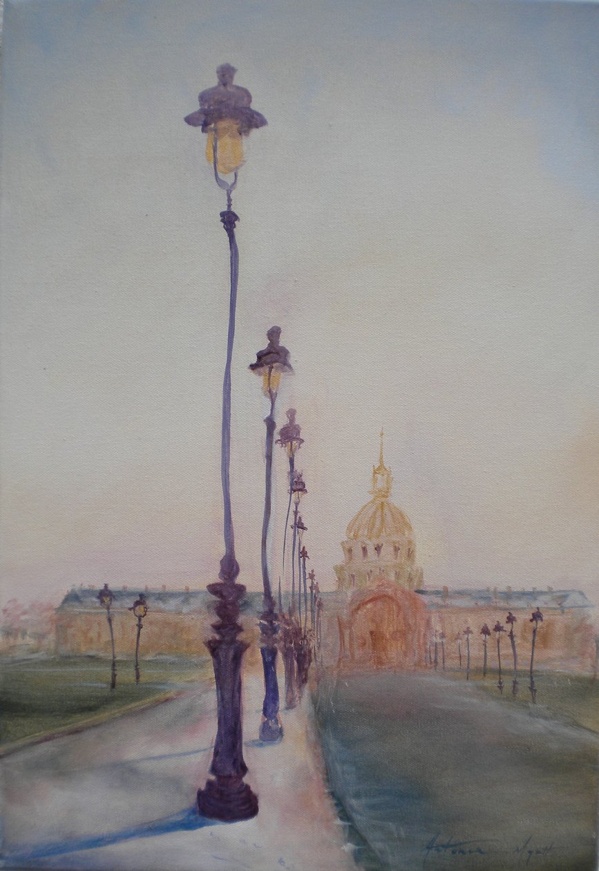 Lyktestolpe foran Dome Church, 2010 av Antonia Myatt