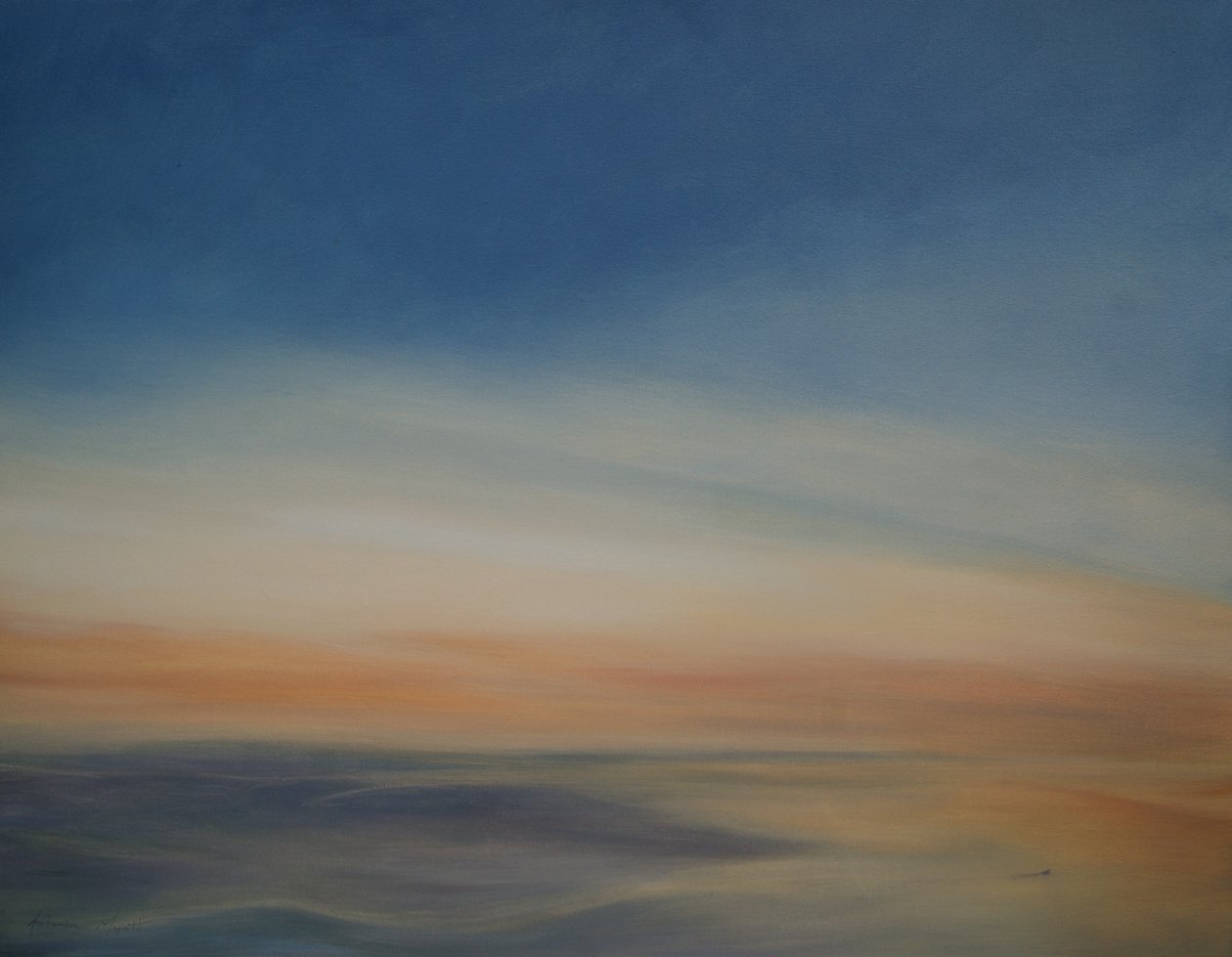 Lone Boat, Spania, 2014 av Antonia Myatt