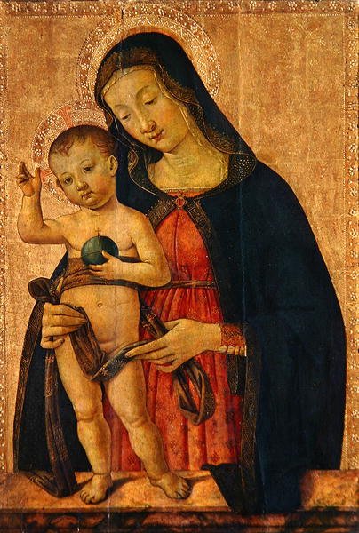 Madonna og barn av Antoniazzo Romano