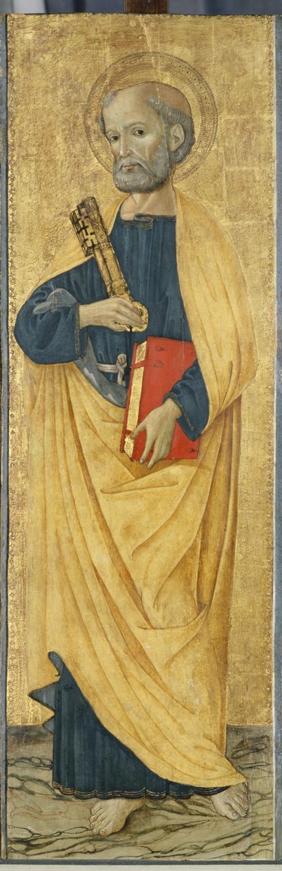 Apostelen Peter, ca. 1500 (tempera på poppeltre) av Antoniazzo Romano