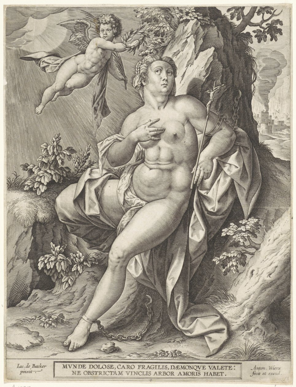 Allegori om tro av Antonie Wierix (II)