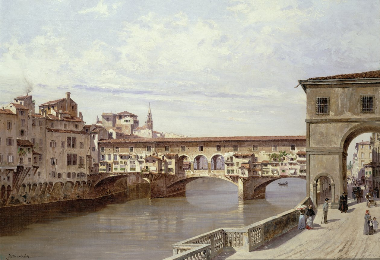 Pontevecchio, Firenze av Antonietta Brandeis