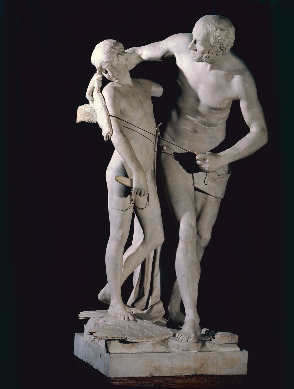Daedalus og Ikaros (marmor) av Antonio Canova