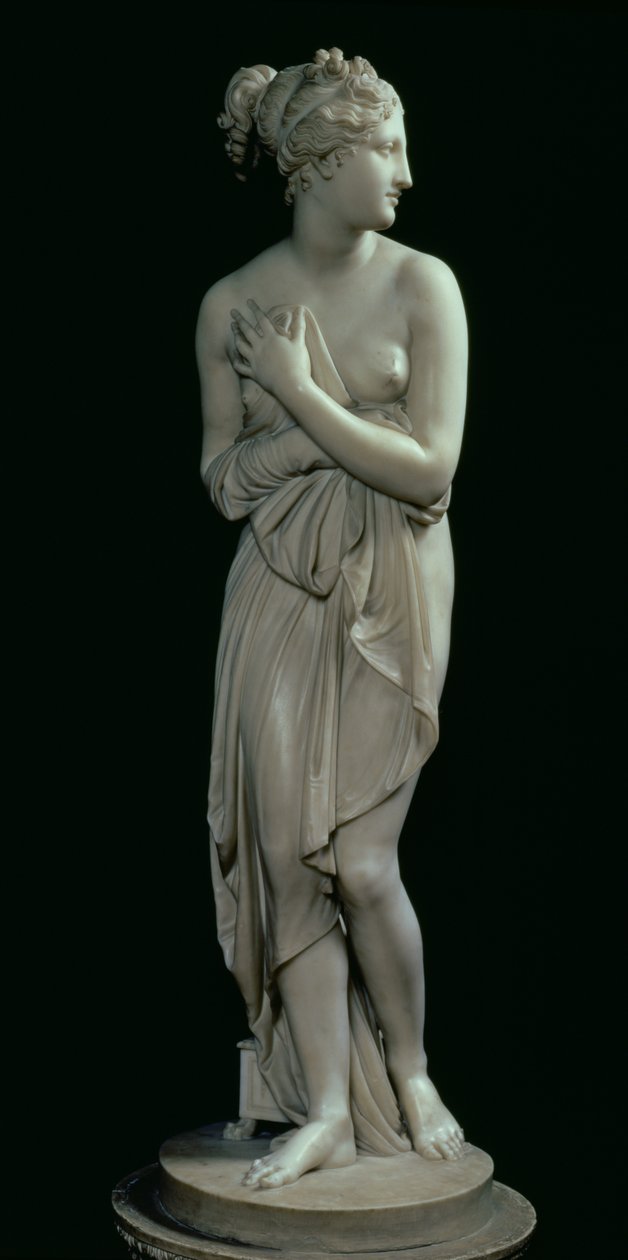 Venus, sett forfra, 1810 (marmor) (se også 124326) av Antonio Canova