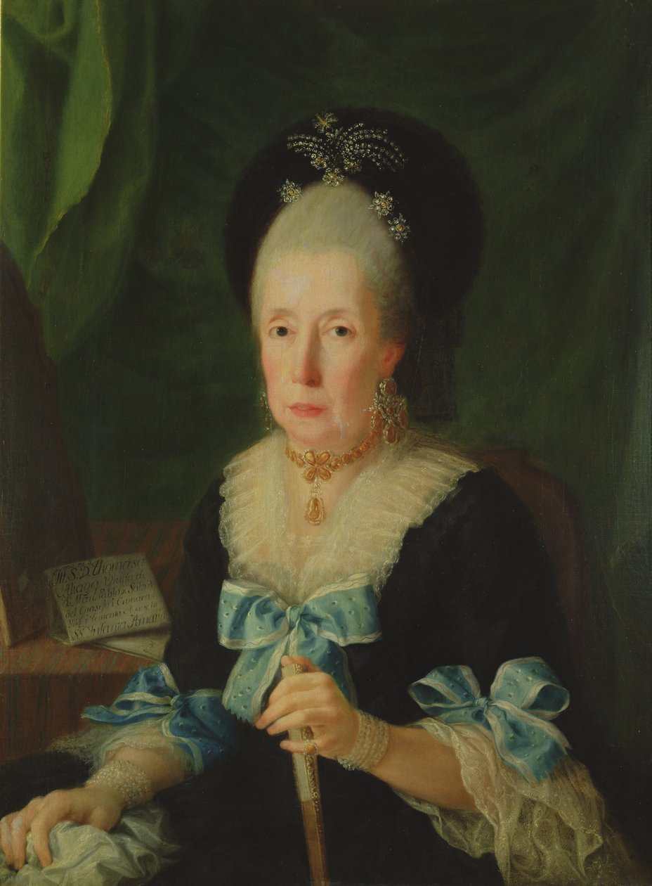 Dona Tomasa de Aliga (olje) av Antonio Carnicero