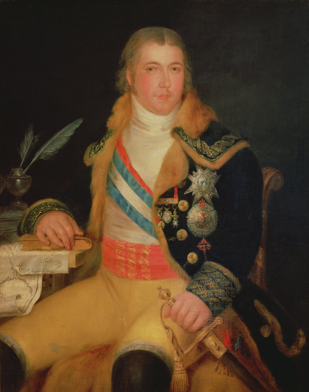 Portrett av Manuel Godoy av Antonio Carnicero