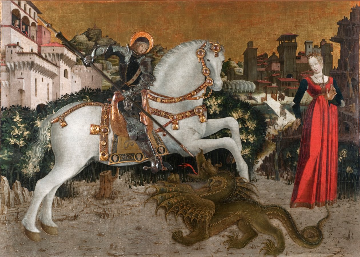 Saint George og prinsessen. av Antonio Cicognara