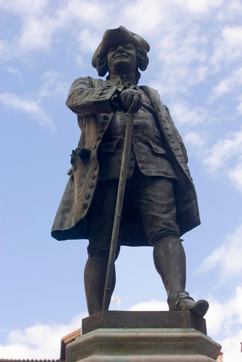 Monument til Carlo Osvaldo Goldoni (bronse) av Antonio Dal Zotto