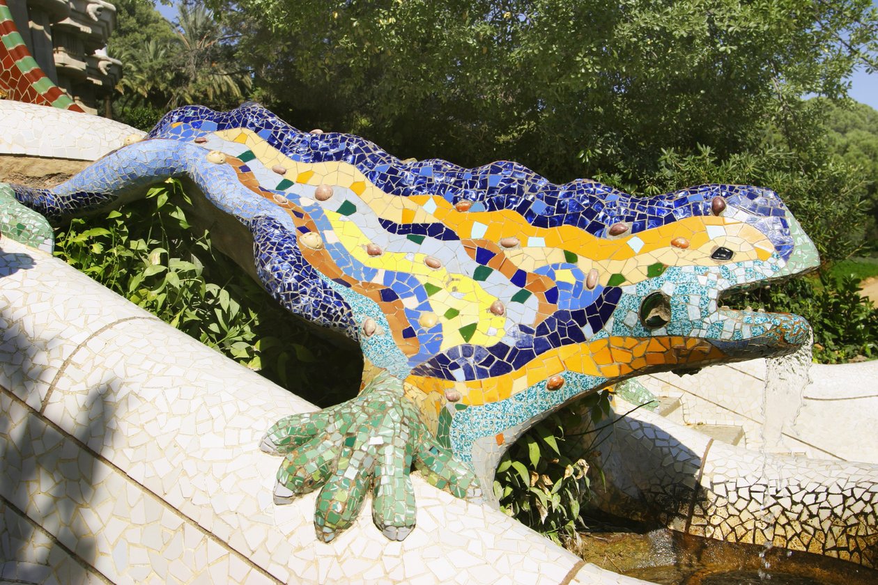 Iguana, ca. 1900-14 (keramikk) av Antonio Gaudi