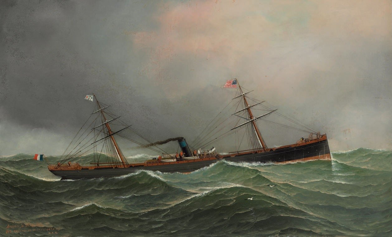 Fransk Steamsailor Cachemire av Antonio Jacobsen
