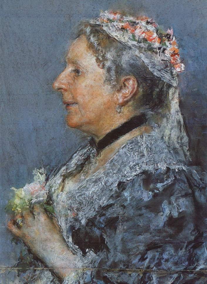Ariana Wormeley Curtis av Antonio Mancini