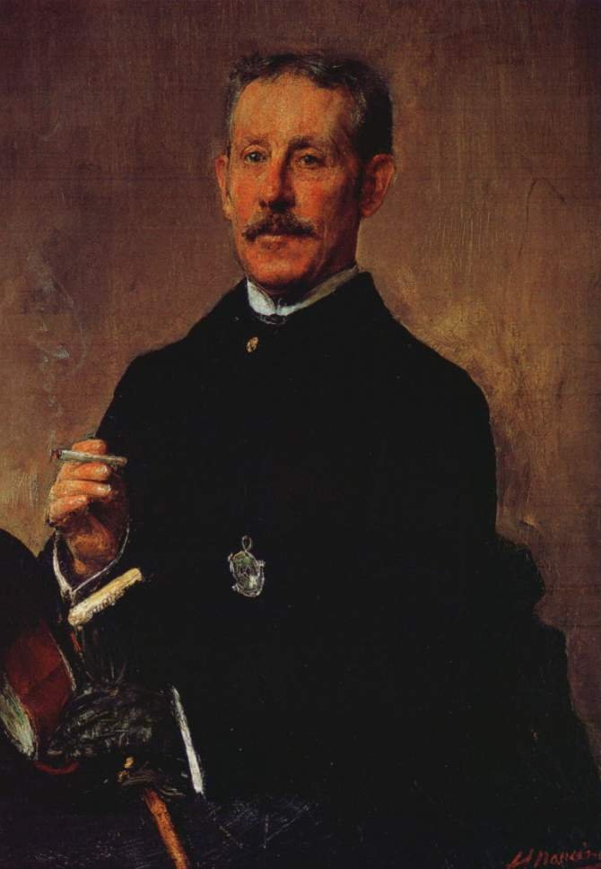 Daniel Sargent Curtis av Antonio Mancini