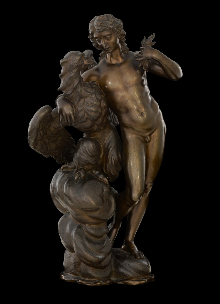Ganymedes og ørnen, ca. 1710 (bronse) av Antonio Montauti