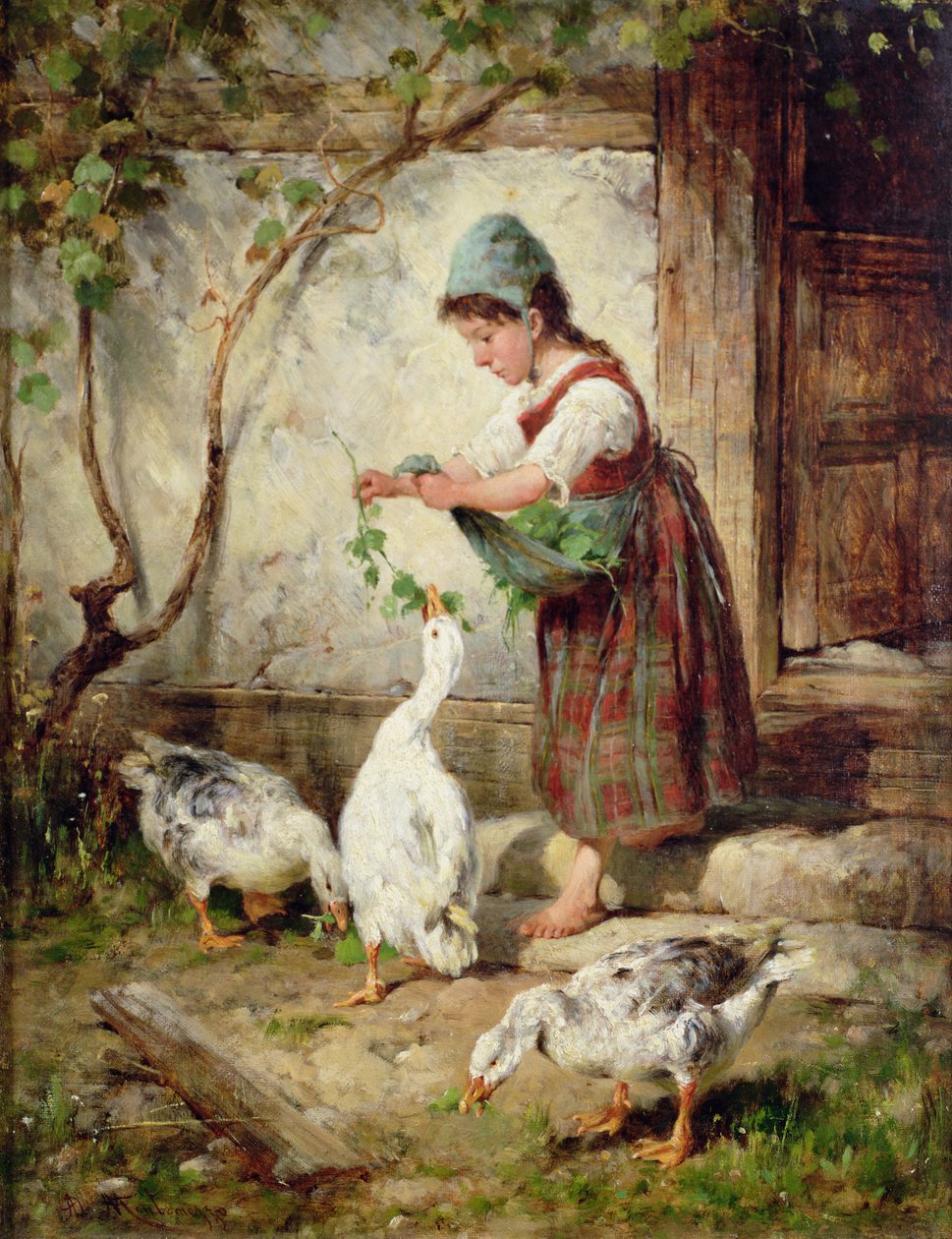 Gåsejenta av Antonio Montemezzano