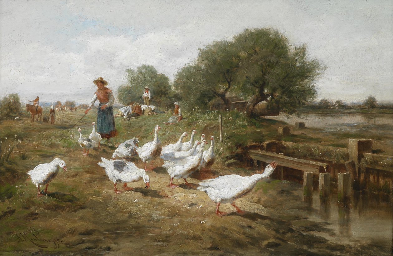 Gåsejenta av Antonio Montemezzo
