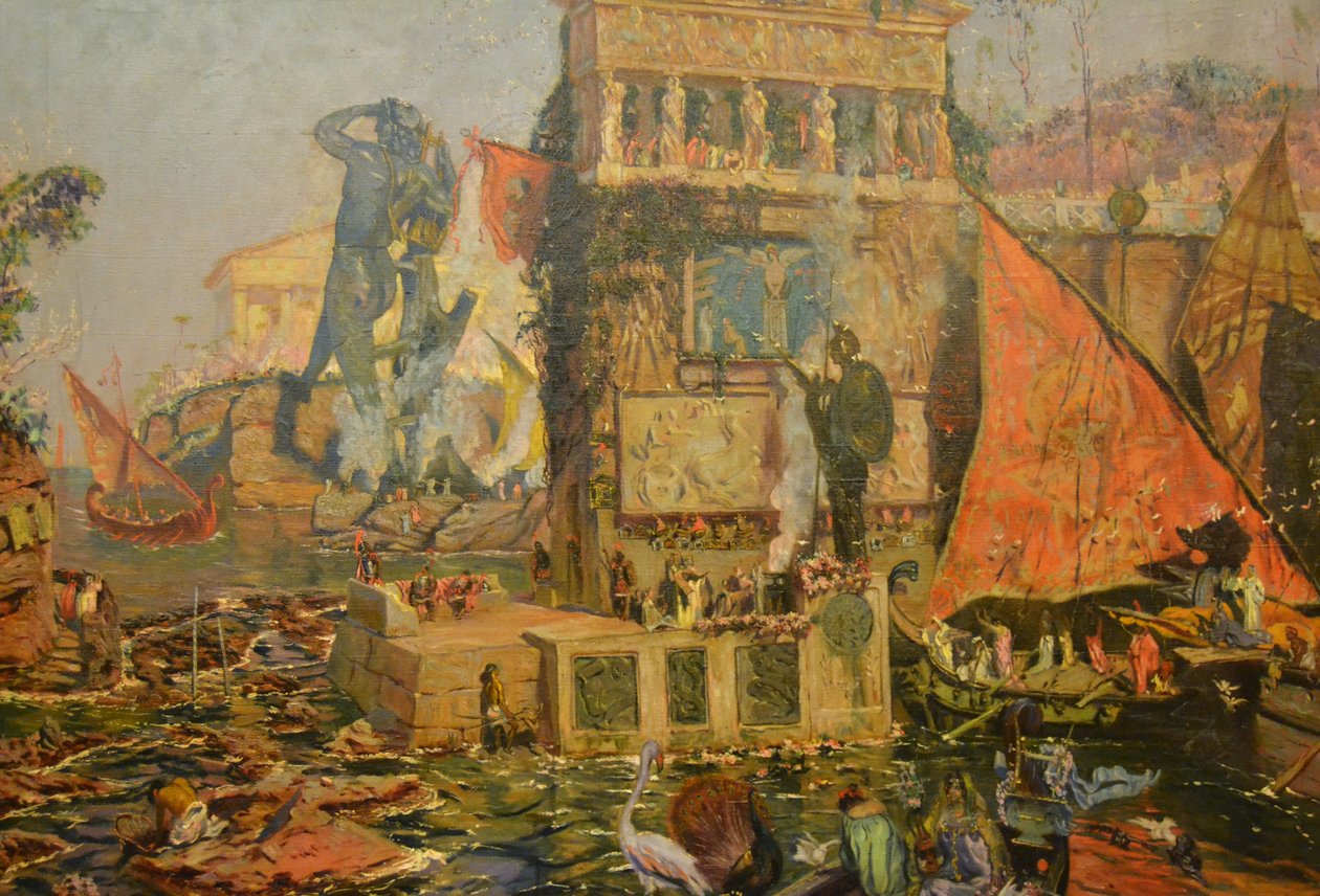 Kolossen på Rhodos av Antonio Munoz Degrain