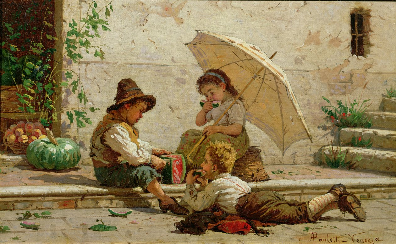 Venetianske barn av Antonio Ermolao Paoletti