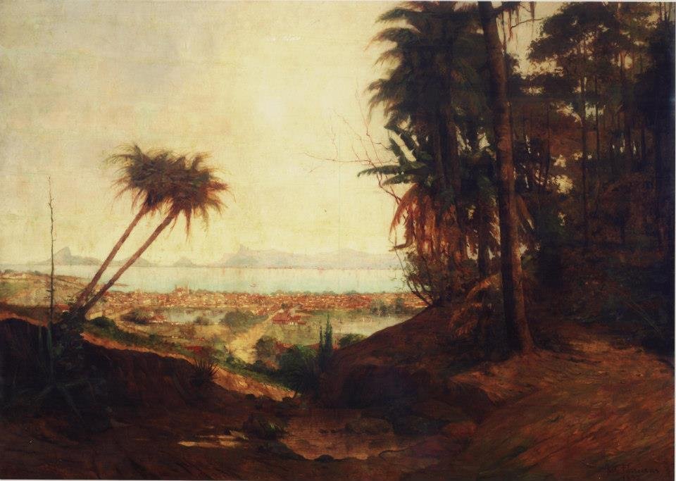 Niterói Panorama av Antonio Parreiras