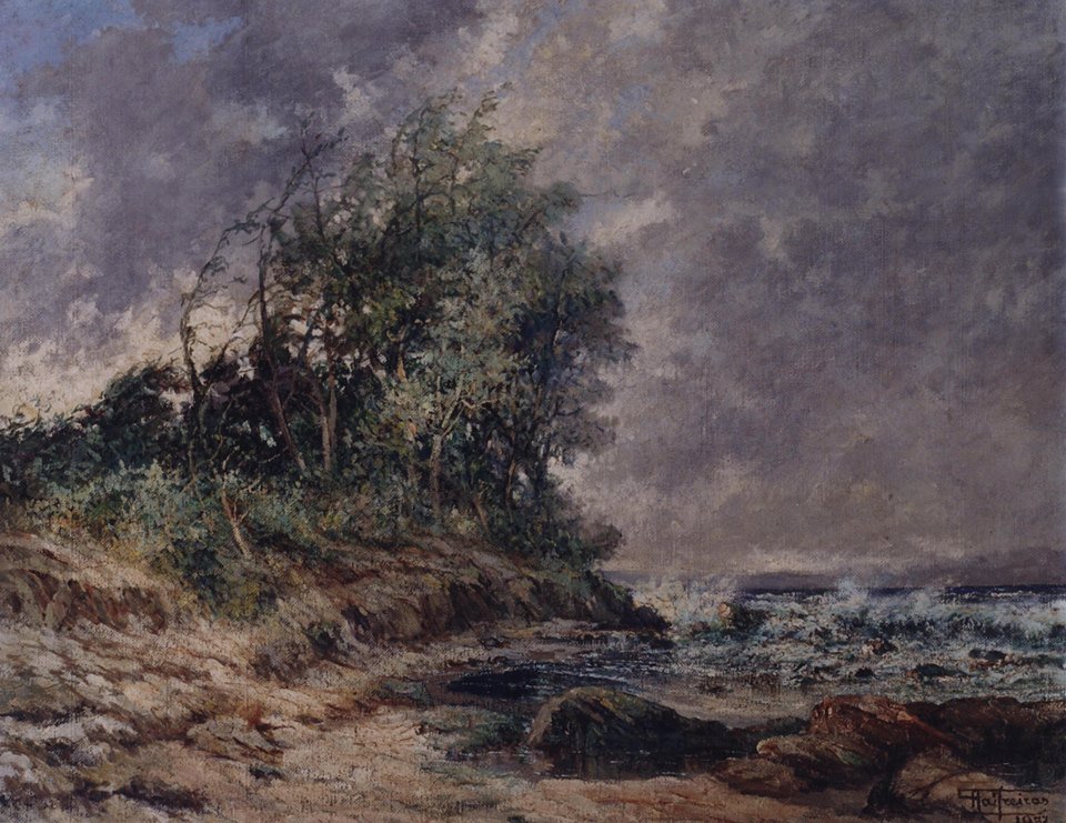 Sørvest, ved sjøen av Antonio Parreiras