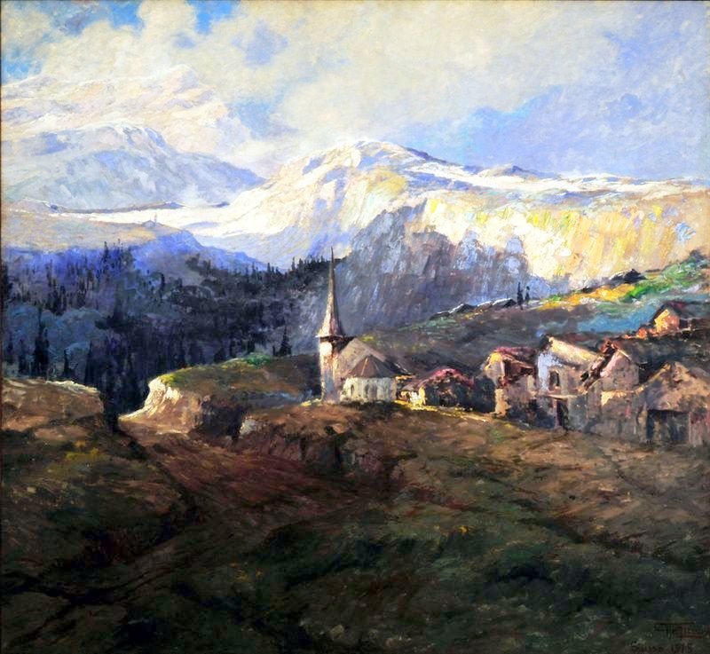 Vallee de la Dala Sveits av Antonio Parreiras