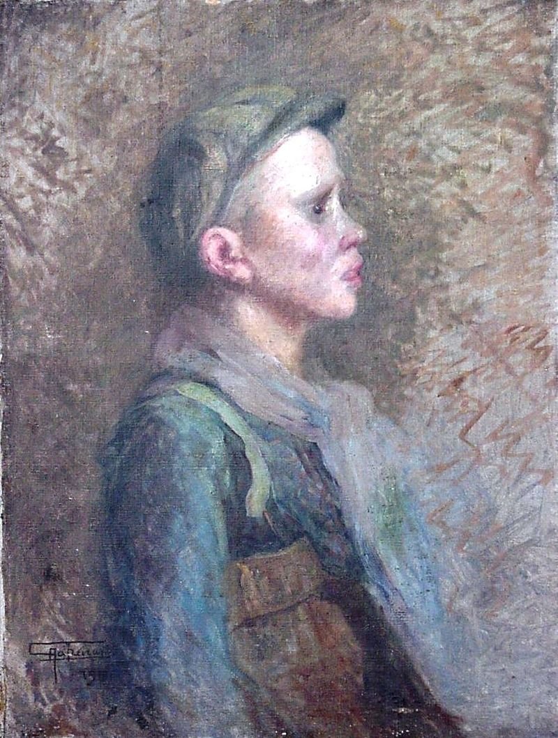 Ung korsikaner av Antonio Parreiras