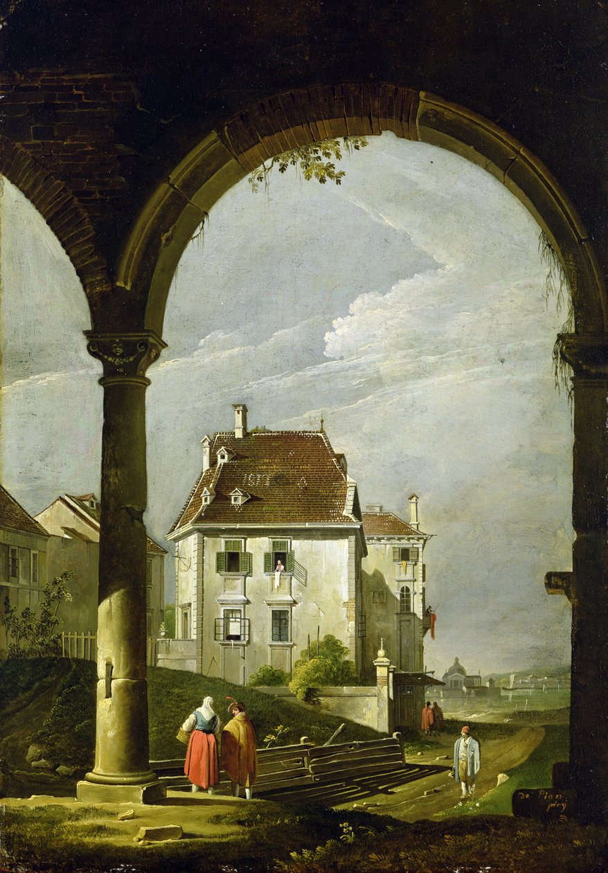 Venetiansk utsikt, 1817 av Antonio Pian