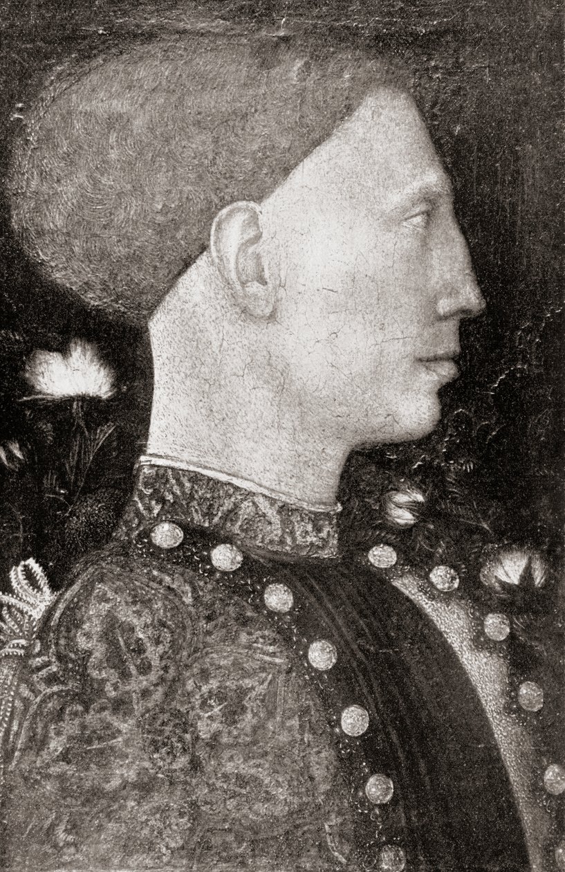 Leonello dEste, fra The Connoisseur Magazine, utgitt 1902 av Antonio Pisanello