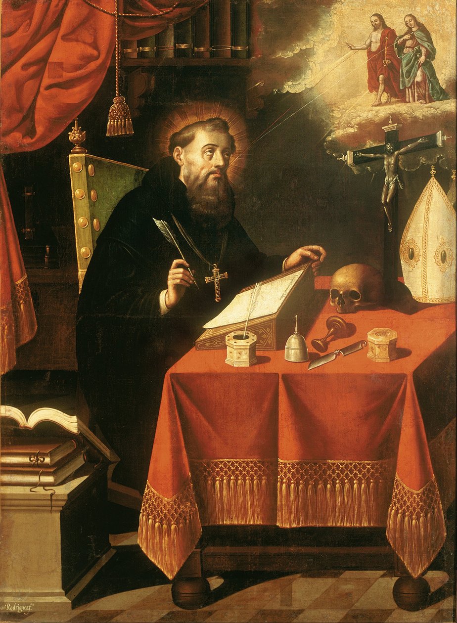 Saint Augustine av Antonio Rodríguez