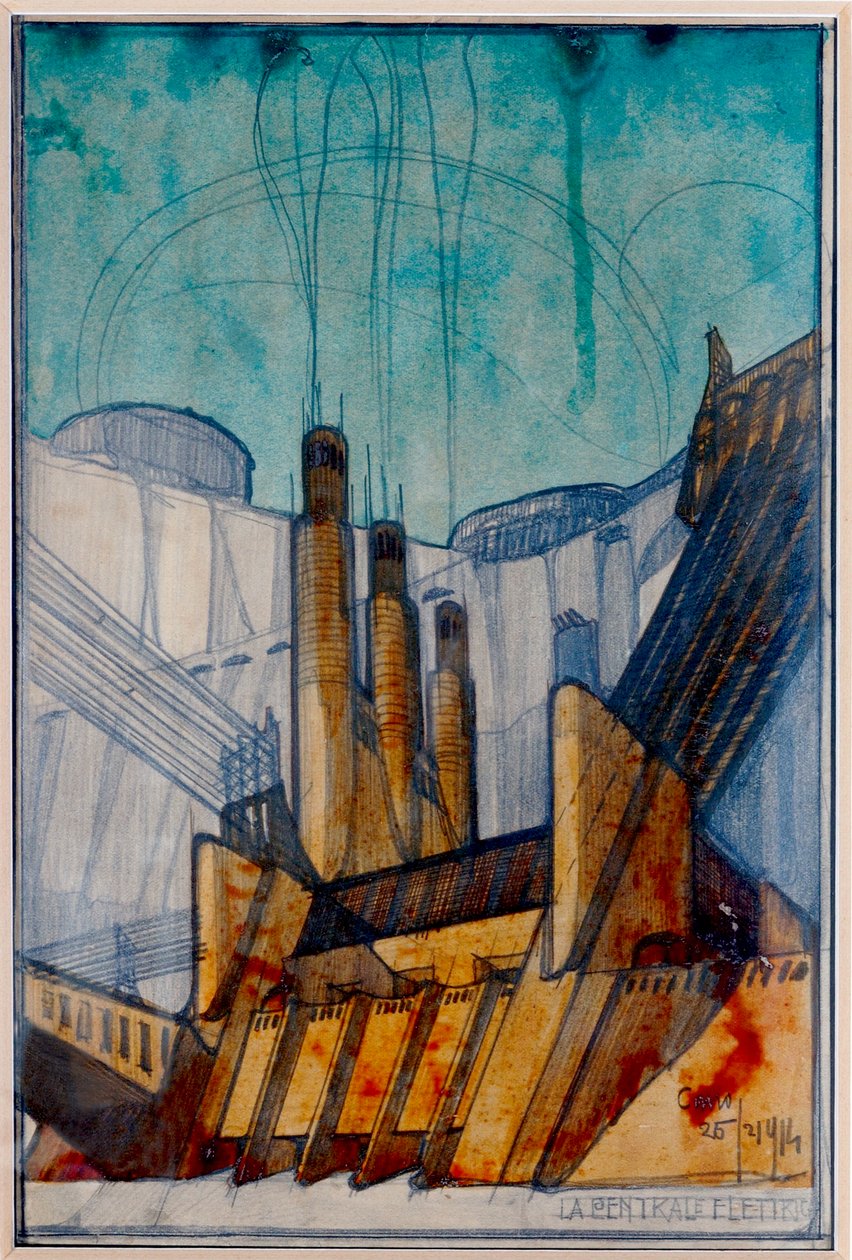 Kraftstasjonen av Antonio SantElia