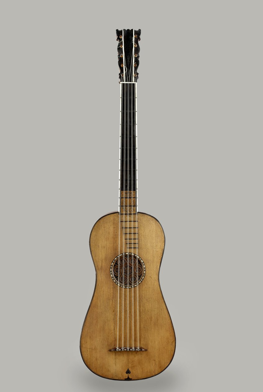 Gitar, 1688 (furu, lønn) av Antonio Stradivari