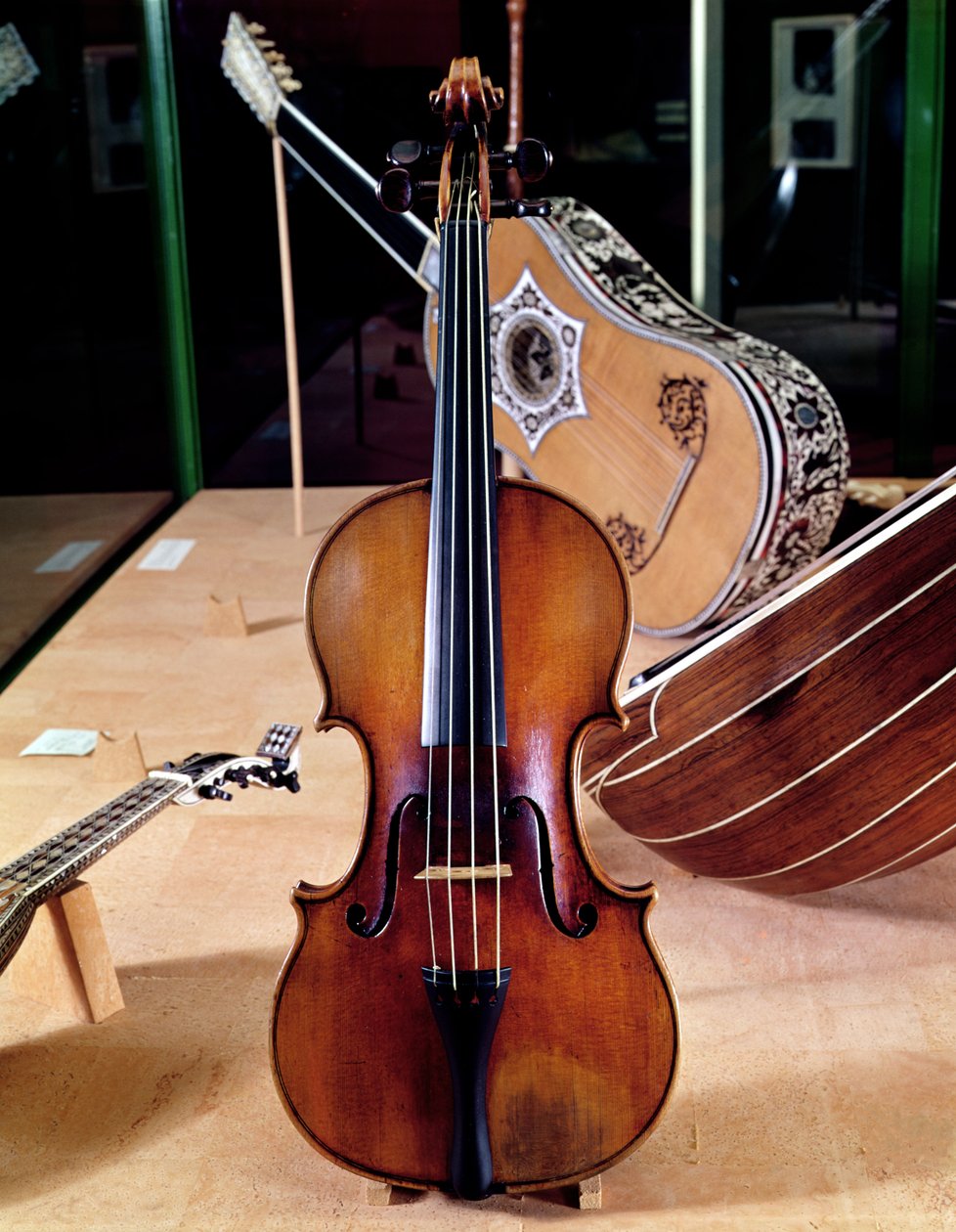 Fiolin, av Stradivari, Cremona, 1699 (foto; av Antonio Stradivari