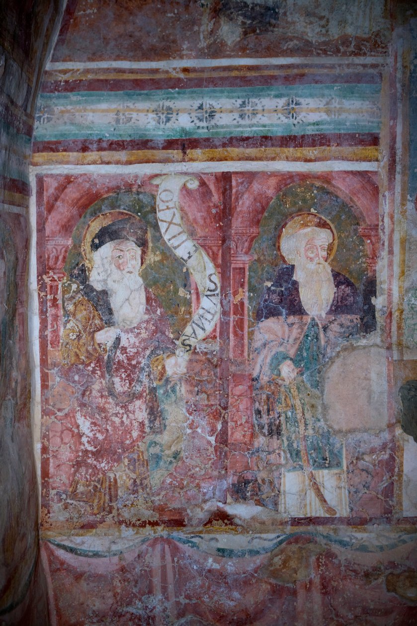 Saint Elias av Jerusalem og Saint Anthony Abbed av Antonio da Padova