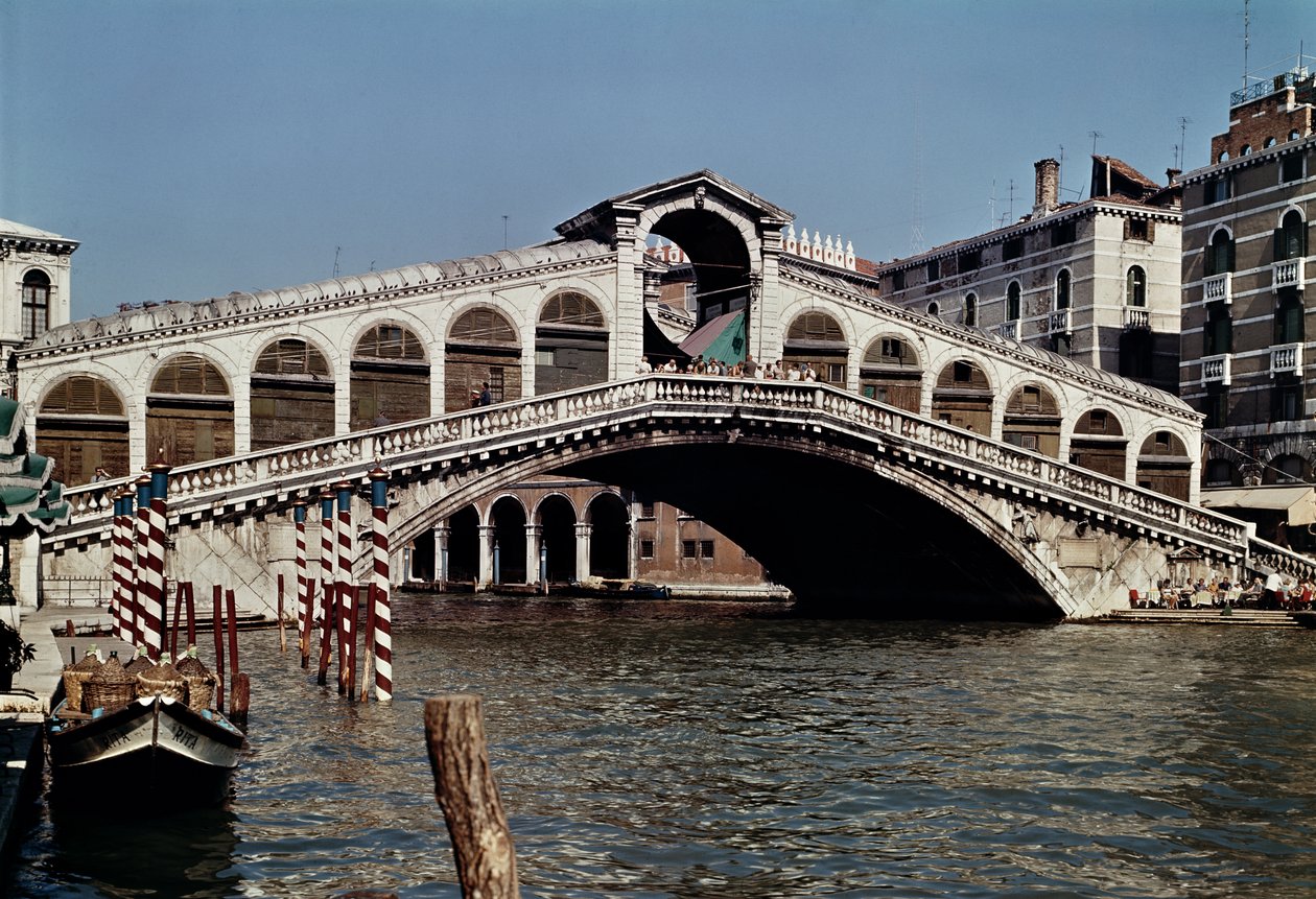 Rialtobroen, startet 1588 av Antonio da Ponte