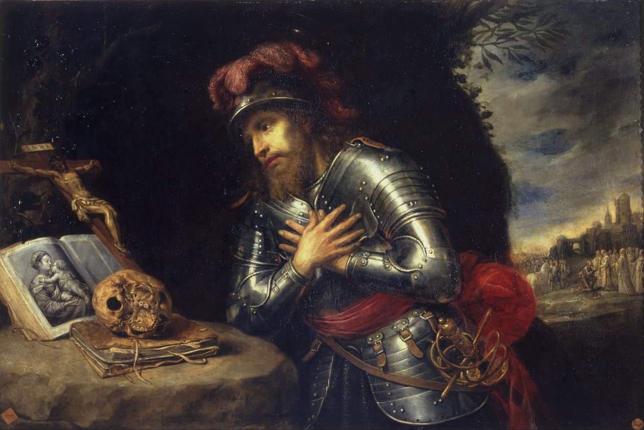 Saint William av Aquitaine av Antonio de Pereda